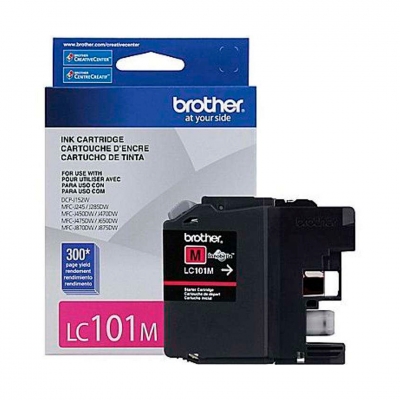 Cartucho De Tinta Brother Original Magenta. Lc101M