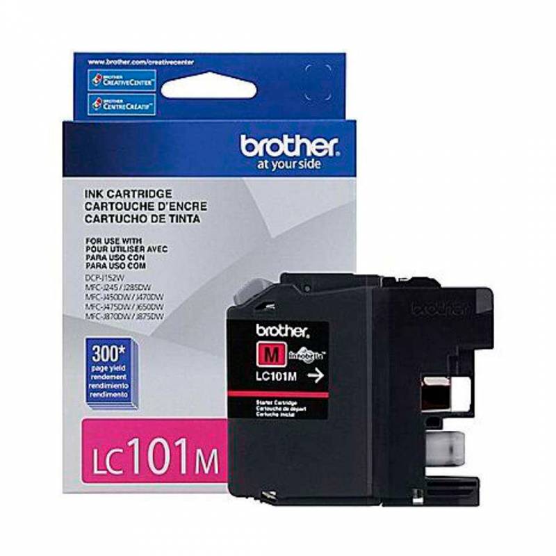 Cartucho De Tinta Brother Original Magenta. Lc101M