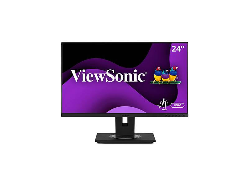 Monitor Viewsonic Vg2456A Ips Full Hd 24 - Docking Station Usb-C 90W