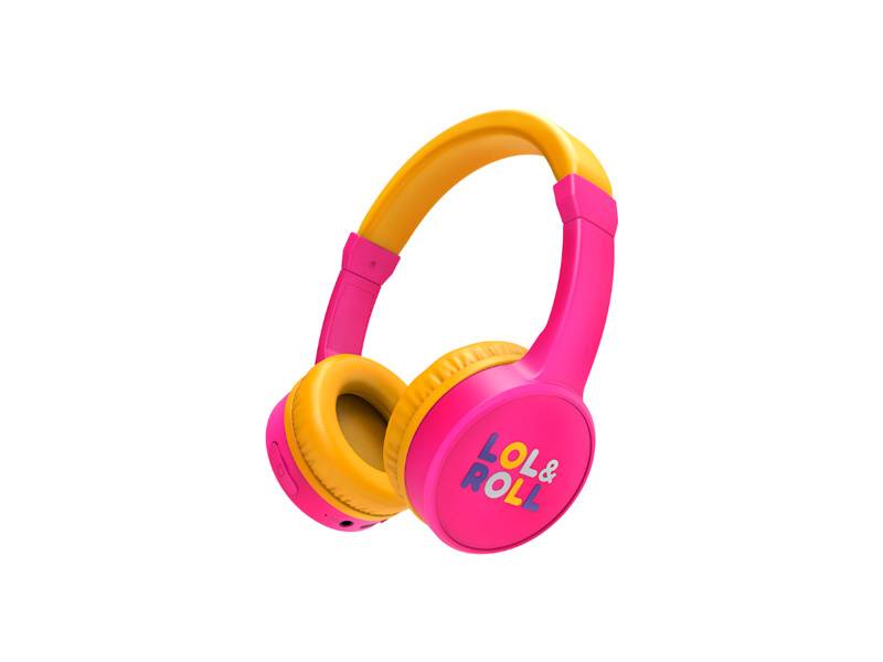 Auriculares Inalambricos Enregy Sistem Lol & Roll Pop Kids Rosa