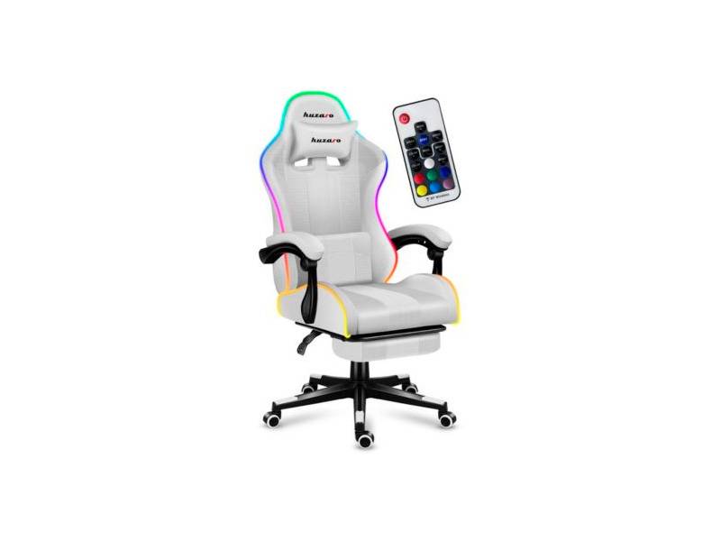 Silla Gamer Huzaro Hz-Force 4.7 Rgb Blanco.