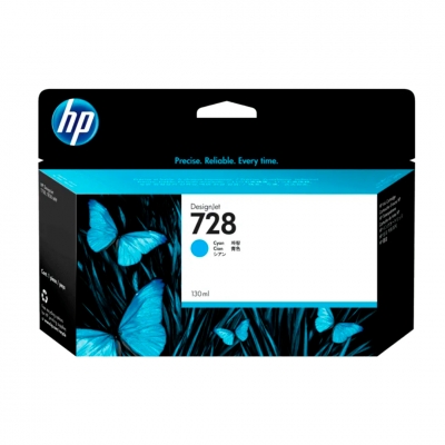 Cartucho De Tinta Original Hp F9J67A (728) Cyan