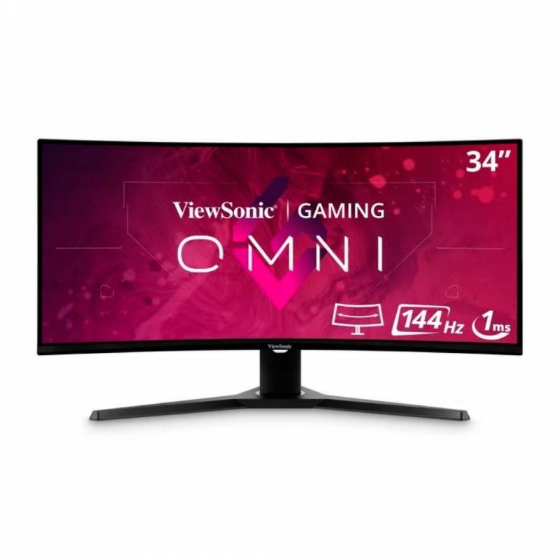 Monitor Gamer Viewsonic Omni 34 Wqhd 144Hz Curvo Freesync