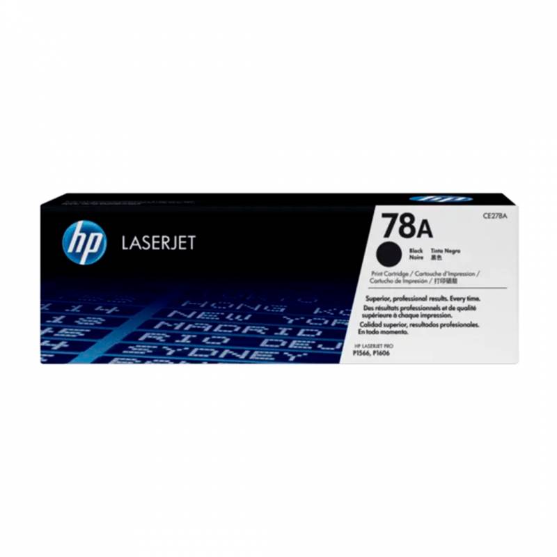 Toner Original Hp Ce278A Negro. Rendimiento 2.100 Copias.