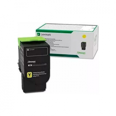 Toner Original Lexmark 77L4Hy0 Amarillo. Rendimiento 46.900 Copias. Alto Rendimiento.