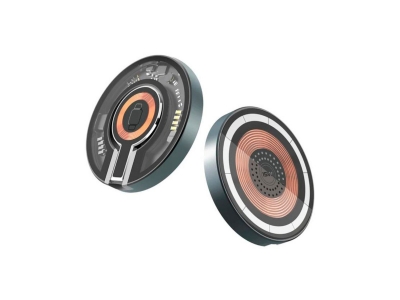 Cargador Inalambrico Promate Magring  2 En 1 15W Negro.