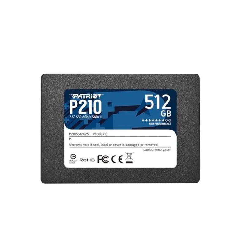 Discos Ssd Patriot P210 512Gb Sata 2.5