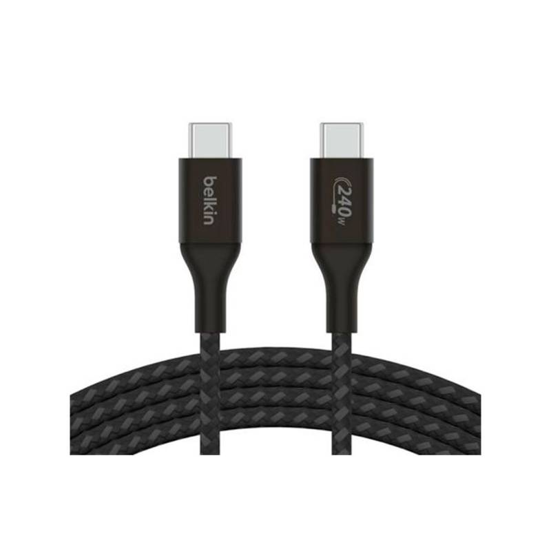 Cable Usb-C A Usb-C Cab015Bt2Mbk Belkin 2M Black Braided 240W
