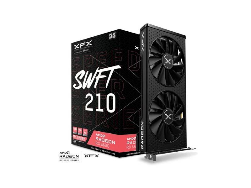 Tarjeta De Video Xfx  Rx 6600 Vga Speedster Swift 210 8Gb Gddr6.