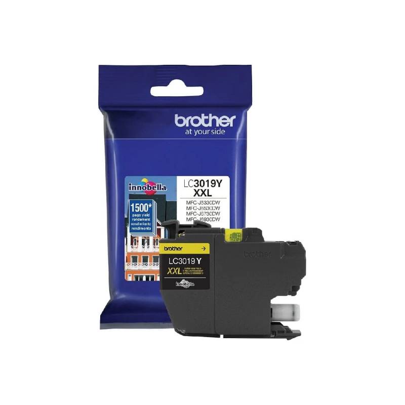 Cartucho De Tinta Brother Original  Amarillo. Lc3019Y