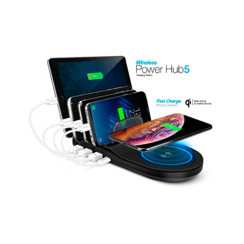 Hub De Carga Naztech Inalámbrico Y Cableado