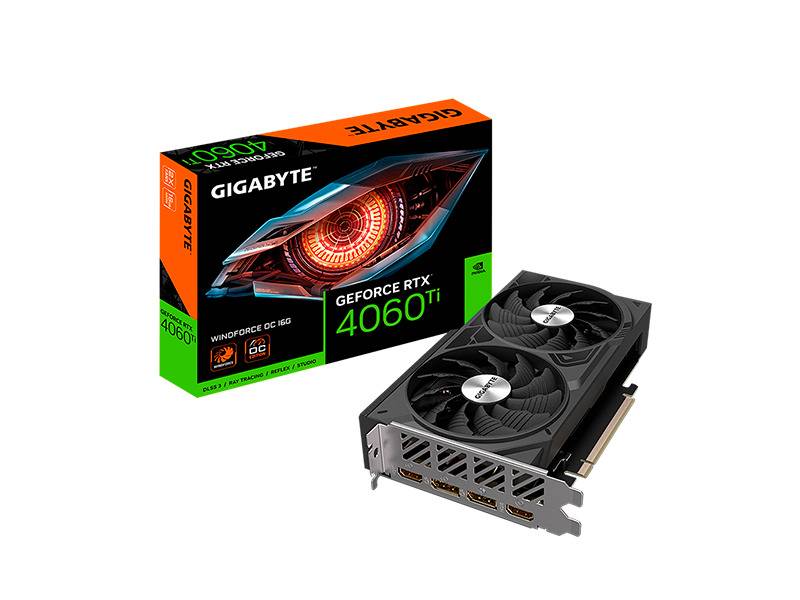 Tarjeta De Video Gigabyte Geforce Rtx 4060 Ti Windforce Oc 16G