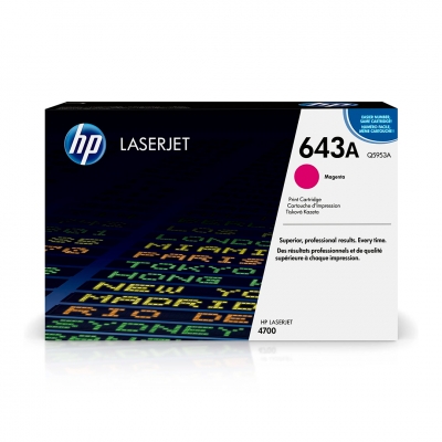 Toner Original Hp Q5953A Magenta. Rendimiento 10.000 Copias.