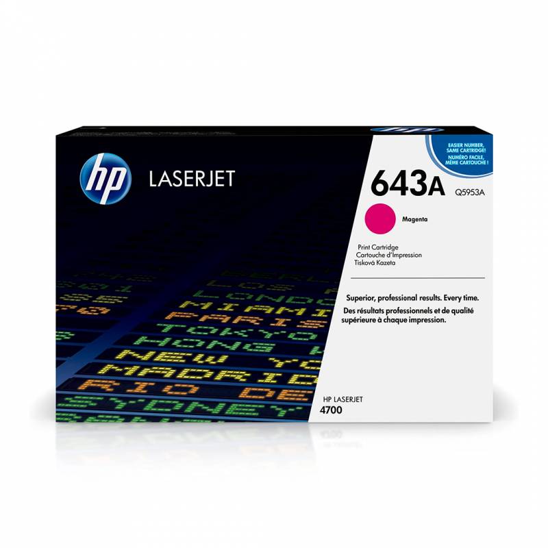 Toner Original Hp Q5953A Magenta. Rendimiento 10.000 Copias.