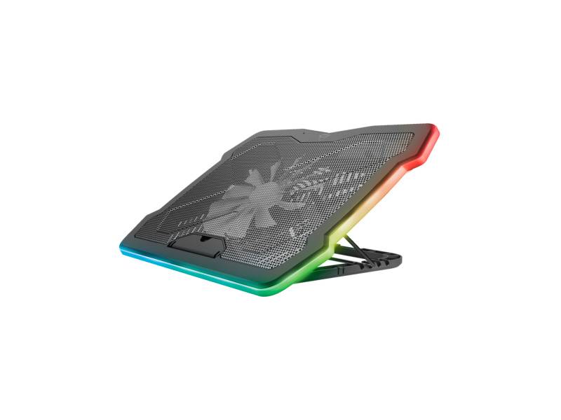 Base De Refrigeración Trust 24192 Gxt1126  Aura Rgb Negra.