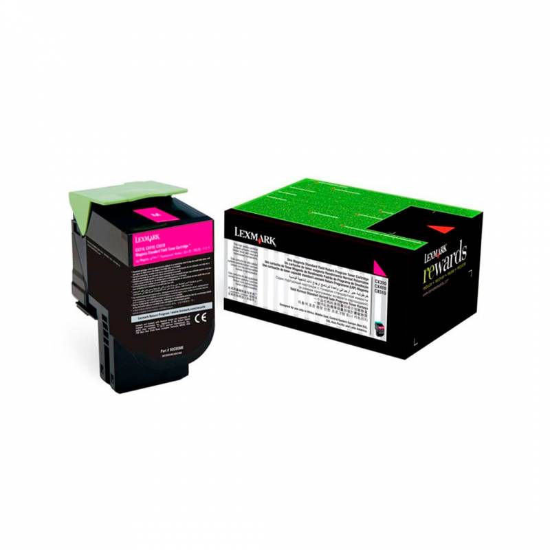 Toner Original Lexmark 78C40M0  Magenta. Rendimiento 1.400 Copias. Bajo Rendimiento.