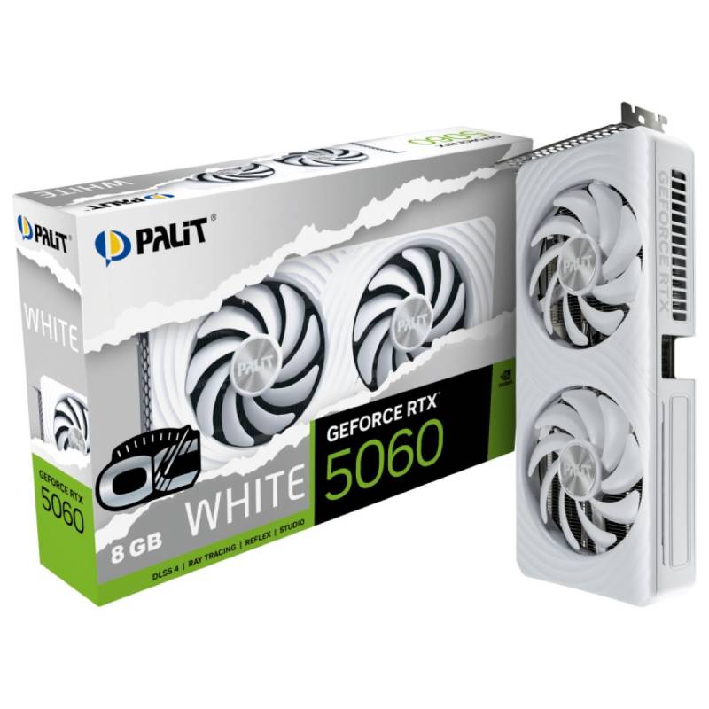 Tarjeta De Video Geforce Rtx 5060 White Oc Ne75060U19P1-Gb2063M Palit