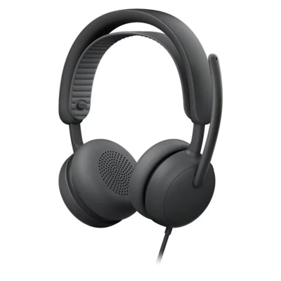 Headset Zone Wired 2 981-001632 Logitech Usb-C/Usb-A Con Cancelaciã³N De Ruido Negro