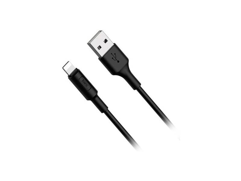 Cable Hoco X25 Soarer Usb-A A Lightning Negro 1M.