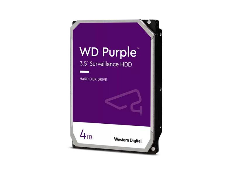 Disco Duro Western Digital Purple 4Tb - Sata 3.5 5400Rpm 64Mb Bãºfer