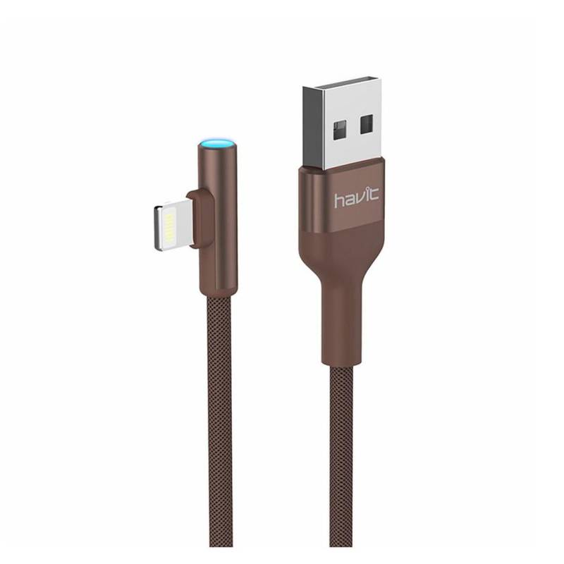 Cable Lightning H672 Red Havit Rojo