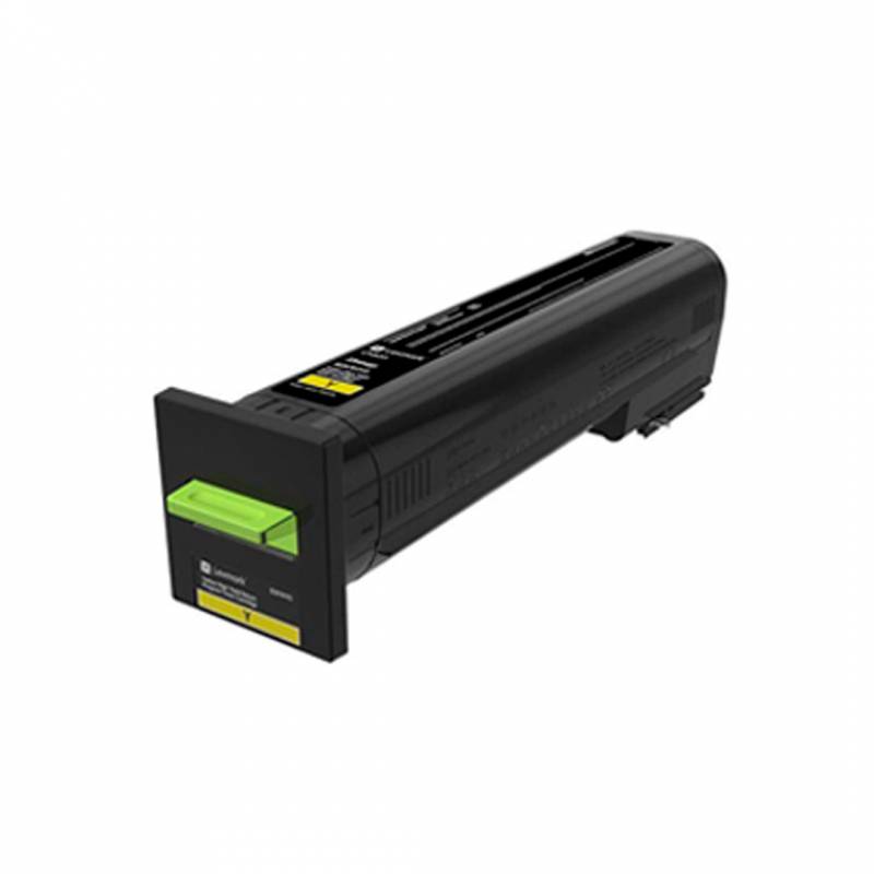 Toner Original Lexmark 72K4Xy0 Amarillo. Rendimiento 22.000 Copias. Extra Alto Rendimiento.