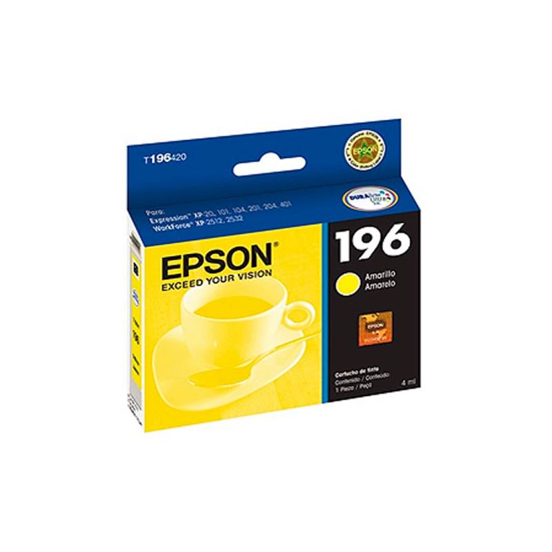 Cartucho De Tinta Expressiont196420-Al Epson Amarillo