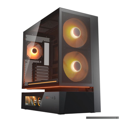 Gabinete Pc Mid Tower 382Da40.0007 Cougar Cfv235 Mesh Vision 011H382Da40 Black Led.
