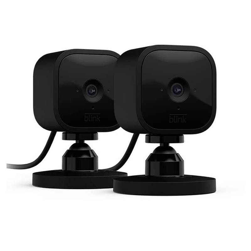 Cámara De Seguridad Interior Usb Blink Mini 1 Blink Pack X2 Negro