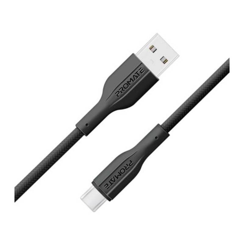 Promate Xcord-Ac200.Black Cable Usb A Usb-C 2M
