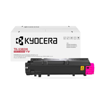 Toner Original Kyocera Tk-5382M Color Magenta - Rendimiento 10.000 Paginas.