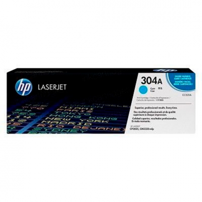 Toner Original Hp Cc531A Cyan. Rendimiento 2.800 Copias.