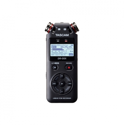 Tascam Dr-05X Grabador De Audio Portátil De 2 Entradas / 2 Pistas Con Micrófono Estéreo Incorporado
