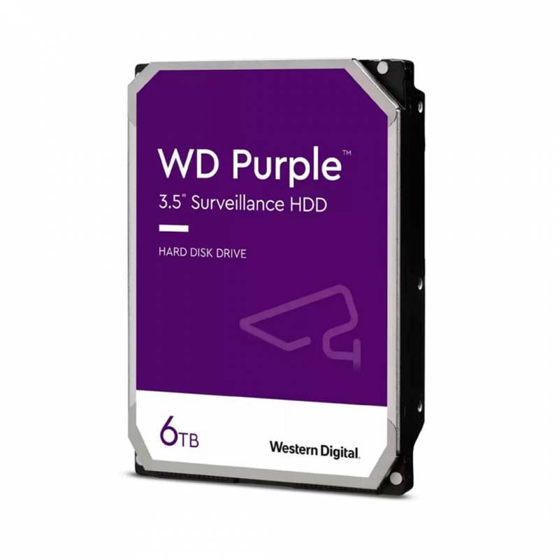Disco Duro Wd Purple 6Tb 5400 Rpm 256 Mb Sata ( Dwdp6T256Mb)