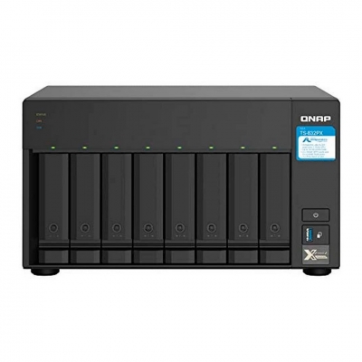 Nas Qnap Ts-832Pxu-4G 8 Bahã­as 2U 4Gb 2X10Gbe Sfp+ + 2X2.5Gbe