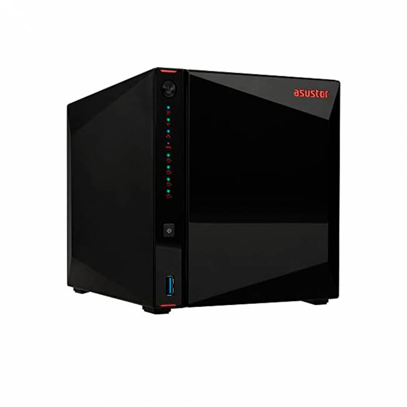 Nas Asustor As5404T 4 Bahías - Intel Celeron N5105 - 4Gb Ddr4