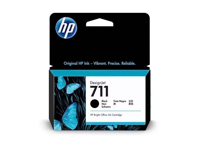 Cartucho De Tinta Original Hp 711 Negro 38Ml