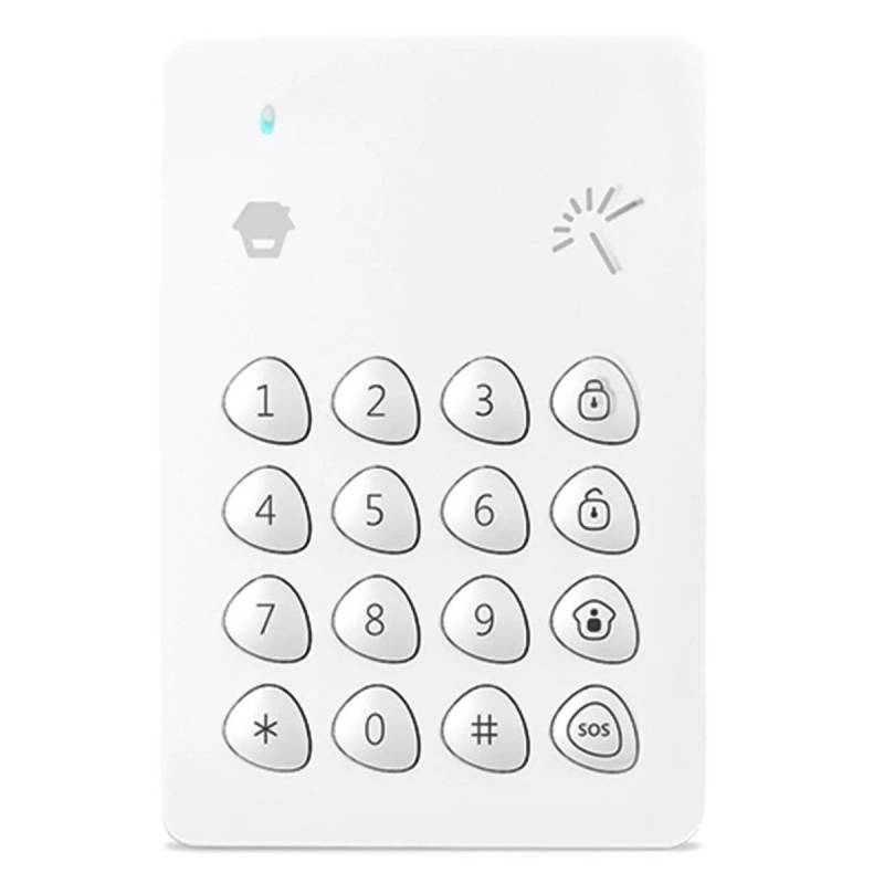 Teclado Inalã¡Mbrico Smanos Wk7000 Rfid 868 Mhz