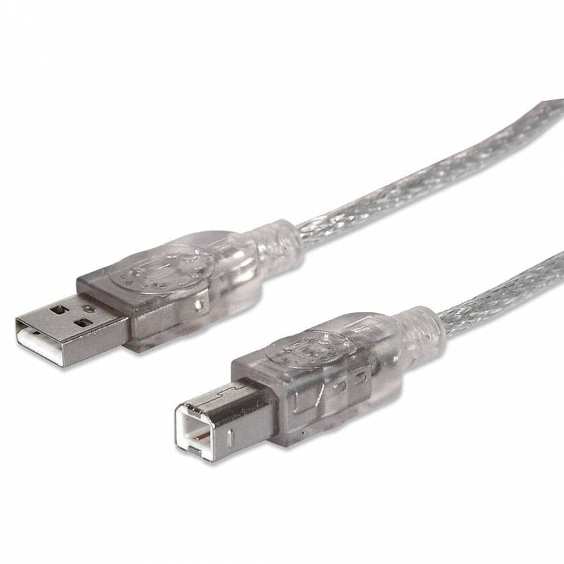 Cable Usb Para Impresora Manhattan. Usb A Macho A Usb B Macho - 1.8Mts