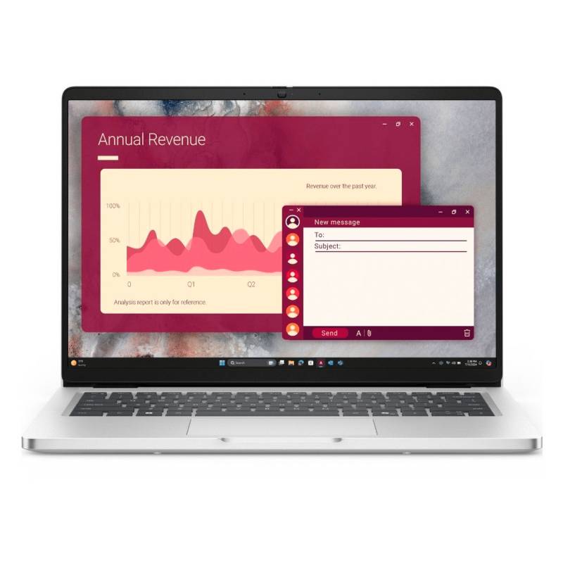 Notebook Dell Pro 14 / 14 Fhd+ Ips / Intel Core Ultra 7 255U / 32 Gb Ddr5 / 1 Tb Ssd / Windows 11 Pro