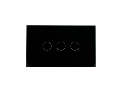 Interruptor De Luz Intelgente Bsmart Bs- Il03Bk X3 Wifi Tuya Smart Negro