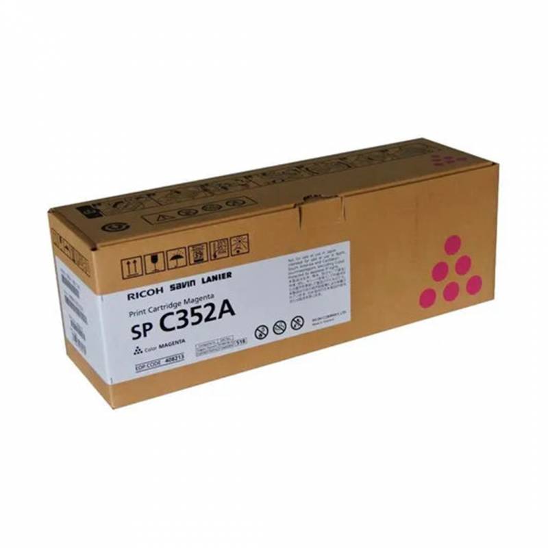 Toner Original Ricoh 408213 Magenta. Rendimiento 9.000 Copias.