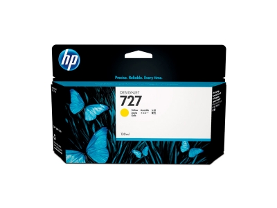 Cartucho De Tinta Original Hp Amarillo. B3P21A (727)