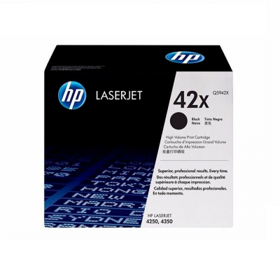 Toner Original Hp Q5942X Negro. Rendimiento 20.000 Copias.