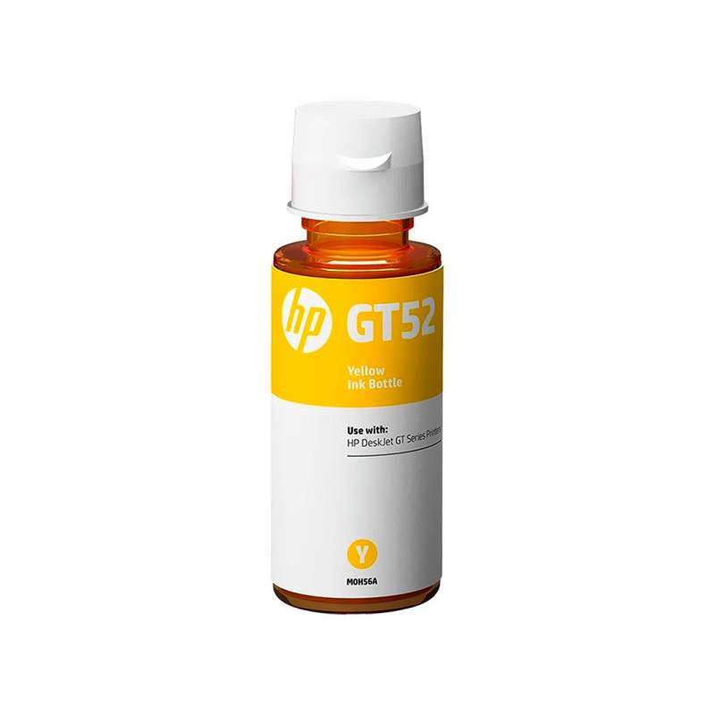 Botella De Tinta Original Hp Gt52 Amarillo Rendimiento 8.000 Copias (M0H56Al)