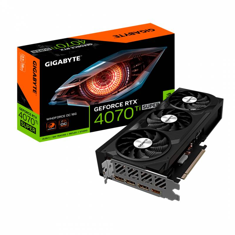 Tarjeta De Video Gigabyte Geforce Rtx 4070 Ti Super Ai Top 16G