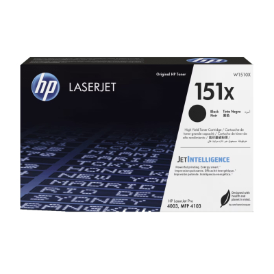Toner Original Hp W1510X (151X) Negro. Rendimiento 9700 Copias.