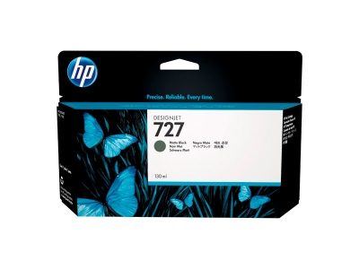 Cartucho De Tinta Original Hp  Matte Negro. C1Q12A (727)