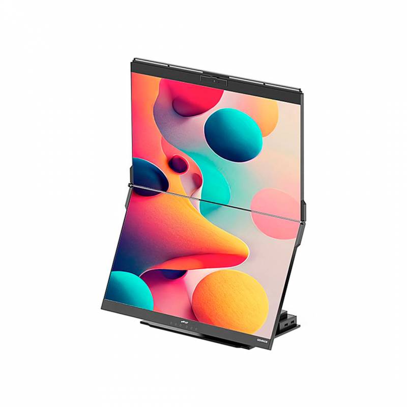Monitor Doble Mobile Pixels Geminos 24 X2 Fhd Ajustable