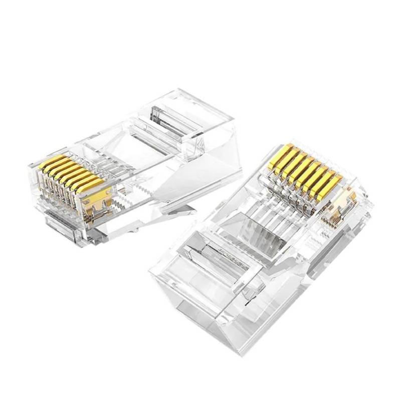 Conector Rj45 60558 Ugreen Cat6 Utp Pack 100 Unidades Transparente